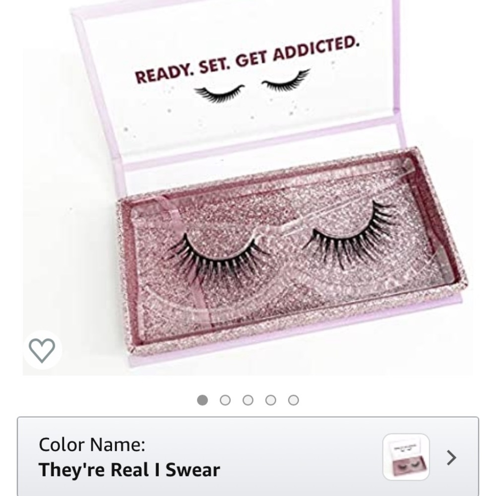 Lashaholic they’re real false lashes